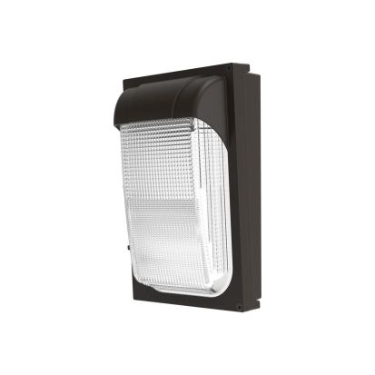 Lithonia Lighting Contractor Select TWX1 LED ALO 40K MVOLT DDBTXD Rectangular Adjustable Light Output Wallpack, LED Lamp, 22 W Fixture, 120 to 277 V AC, Textured Dark Bronze Housing
